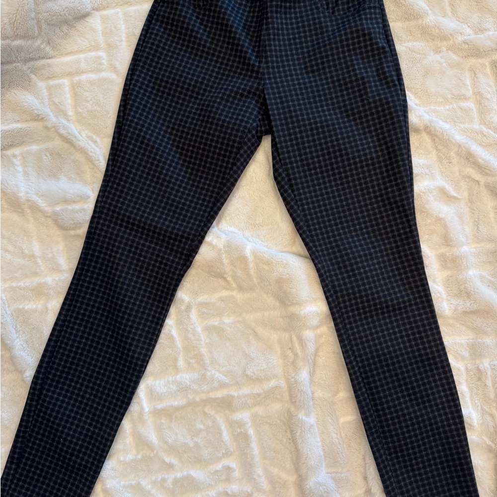 Max Studio Dark Checkered Pants